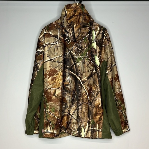 SPORTS AFIELD XL REALTREE CAMOUFLAGE AND GREEN SPORTS JACKET - Picture 2 of 12